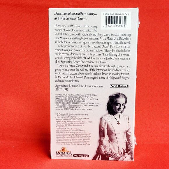 Jezebel VHS New Sealed - Picture 2 of 8